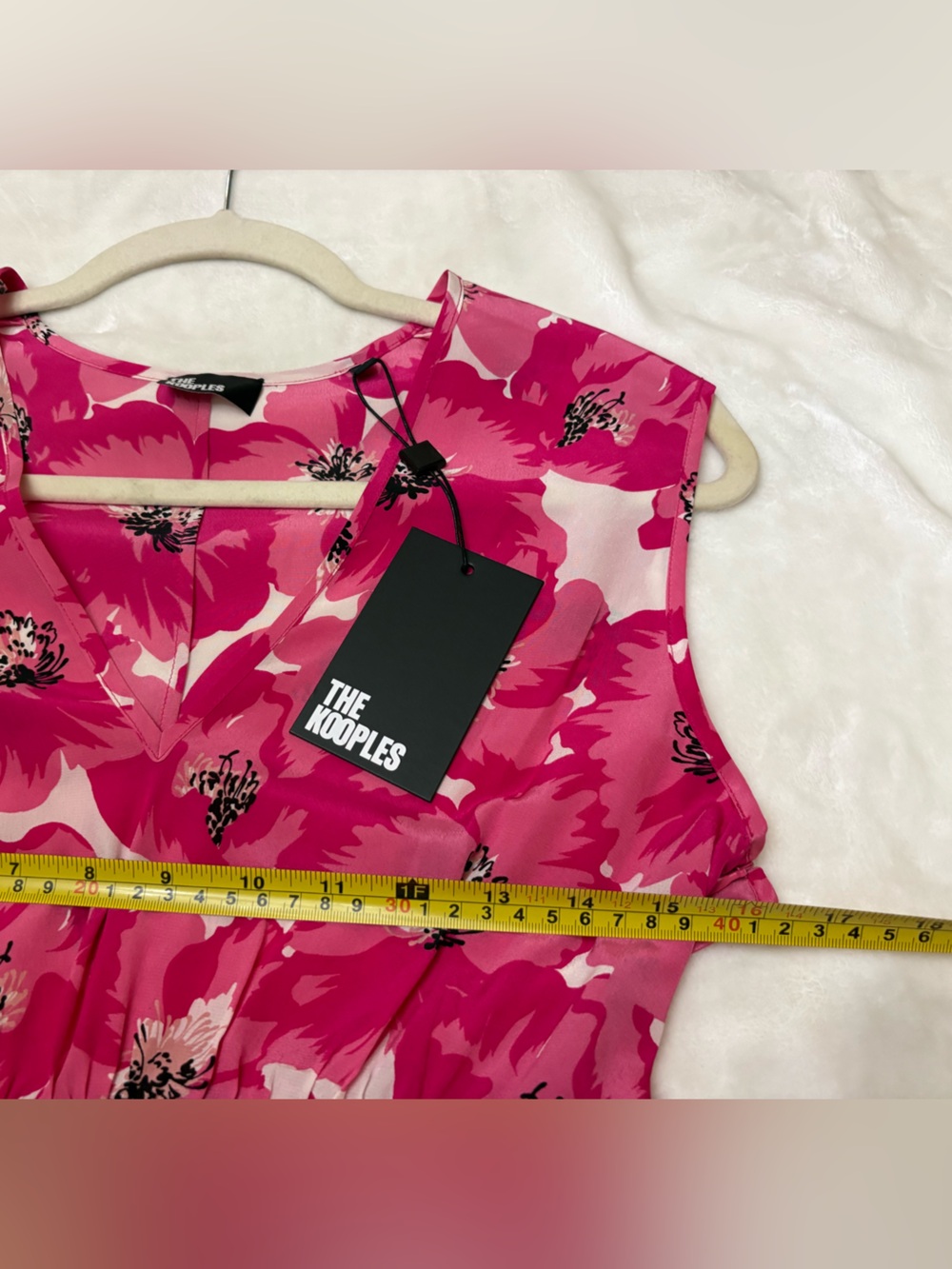 NWT The‎ Kooples 100% Silk Mini Dress NWT 2 Pink luxury fem designer Party Dress - Picture 8 of 8